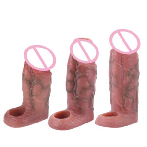 Silicone Male Penis Sleeve Extender for Intimacy and Confidence