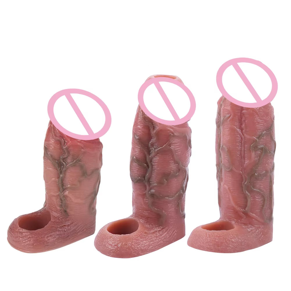 Silicone Male Penis Sleeve Extender for Intimacy and Confidence