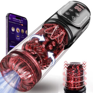 Telescopic Rotation Masturbator Cup for Men – automatic suction and rotation device