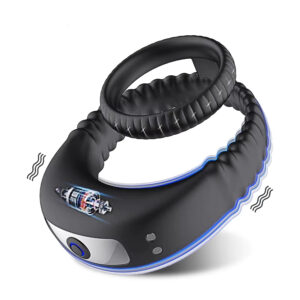 Vibrator Cock Ring Penis Delay for Men and Couples – Adult Sexual Wellness Toy