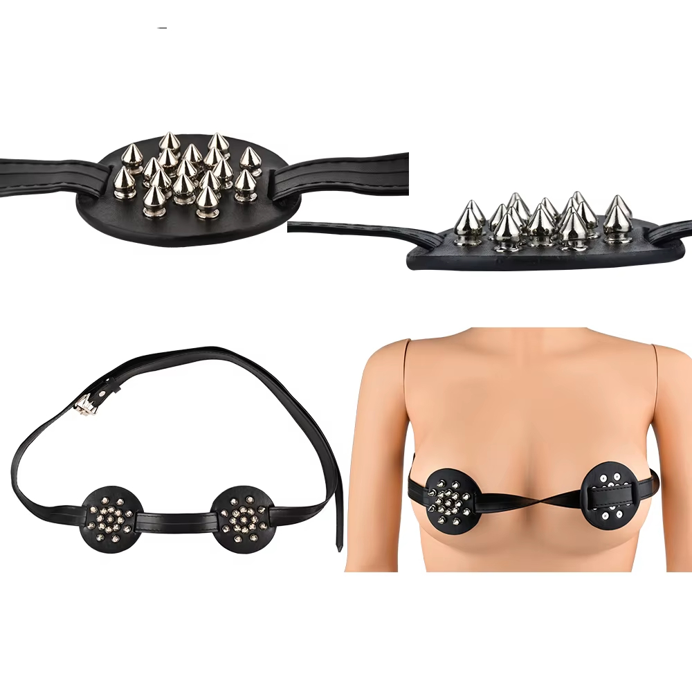 Breast Binder & Nipple Clamp Harness for intimate wellness