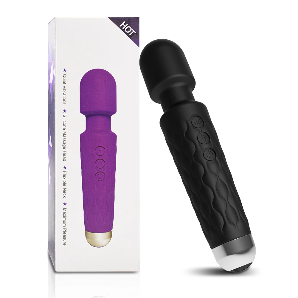 Powerful Vibrating AV Wand Clitoris Stimulator for Women – sleek silicone massager for G-spot and clitoral pleasure