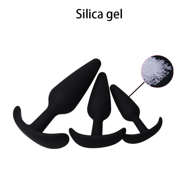 Prostate Massager Silicone Anal Plug Trainer Set - Image 2