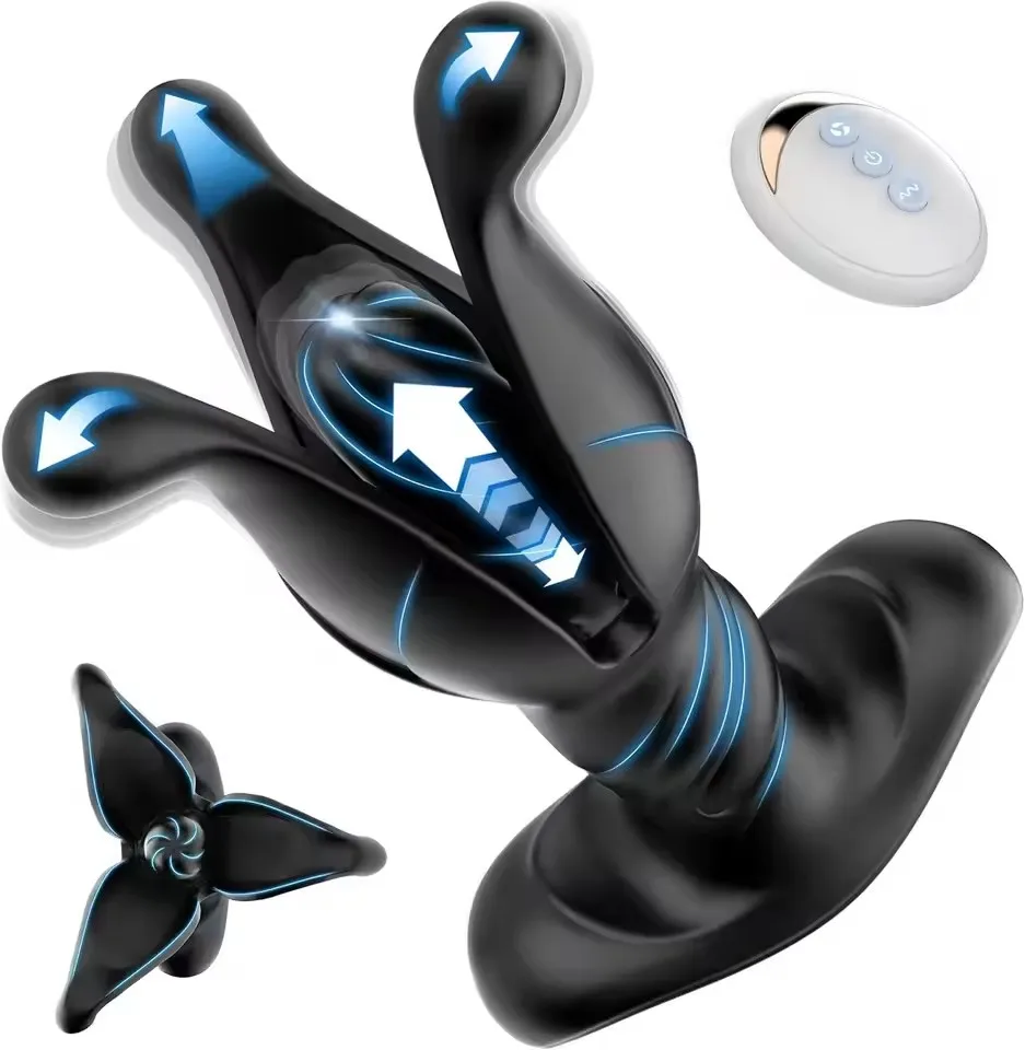 Male Sex Toys Prostate Massager Anal Vibrator for Men – 9 Modes Plug