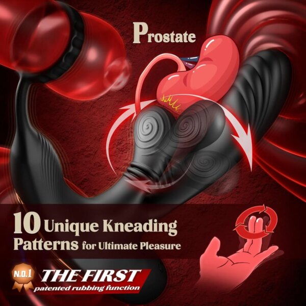 Anal Vibrator Prostate Massager with Cock Ring – Wellness & Intimacy Device