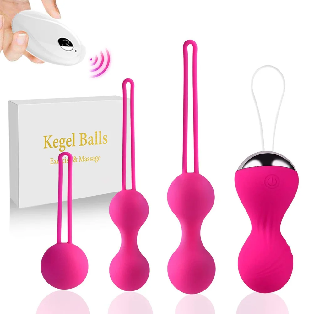 Kegel Vagina Balls Vibrator Wireless Remote Silicone for women’s wellness and pelvic exercise