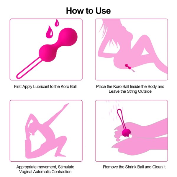 Kegel Balls Vibrator Egg for vaginal exercise and intimate wellness