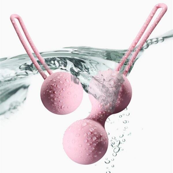 Medical silicone Kegel balls – Safe Ben Wa ball for women’s tightening exercises