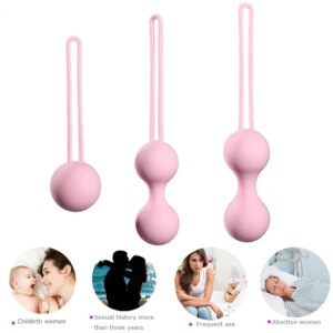 Medical silicone Kegel balls – Safe Ben Wa ball for women’s tightening exercises