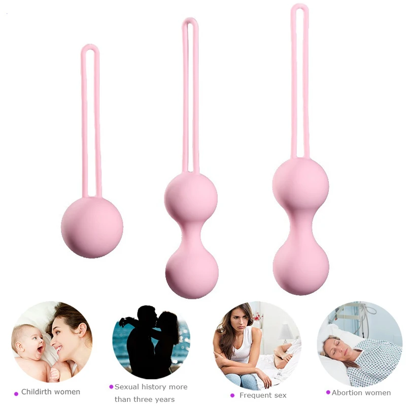 Medical silicone Kegel balls – Safe Ben Wa ball for women’s tightening exercises