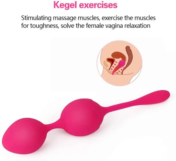 Kegel Balls Vibrator Silicone Ben Wa Ball with wireless control for pelvic wellness