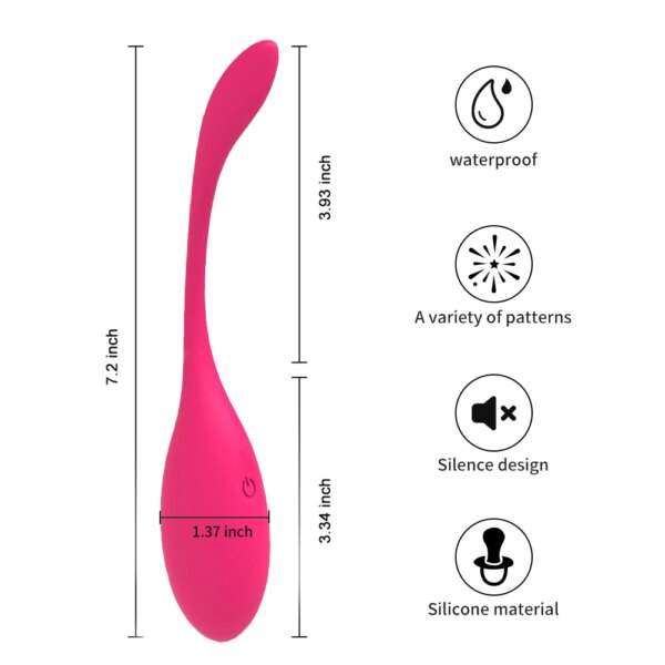 APP Control Egg Vibrators – wearable Kegel balls for women with smart app control