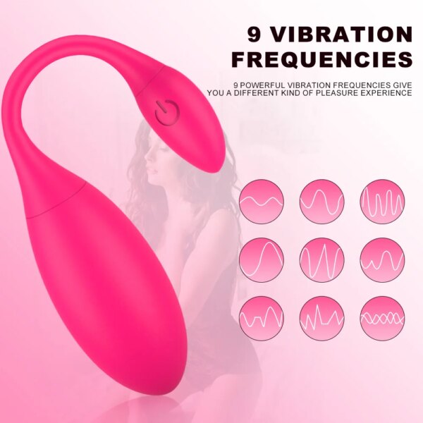 APP Control Egg Vibrators – wearable Kegel balls for women with smart app control
