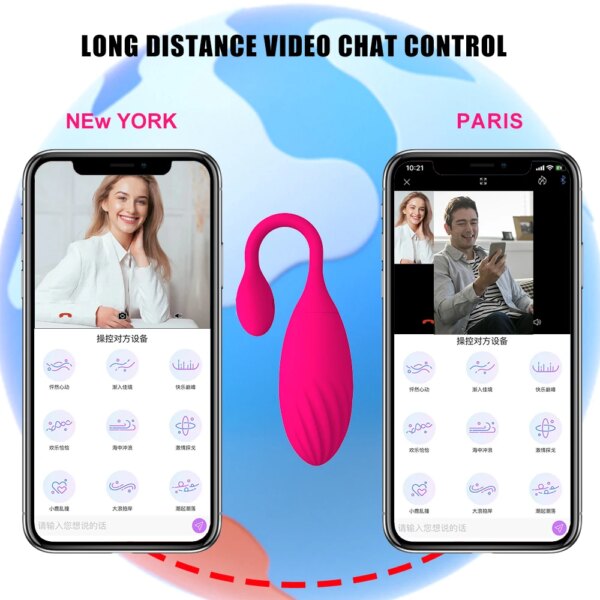 APP Control Egg Vibrators – wearable Kegel balls for women with smart app control