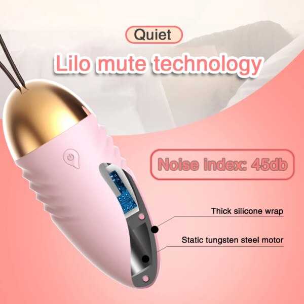 Kegel Ball Wireless Remote Vibrating Egg for pelvic wellness and intimacy