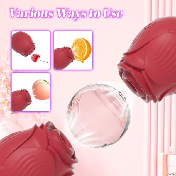 Powerful Sucking Vibrator – Rose Clit Stimulator for Women’s Intimate Wellness