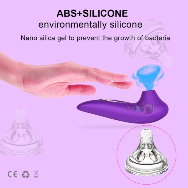 Clitoral Sucker Vibrator G Spot Nipple Stimulator for Women