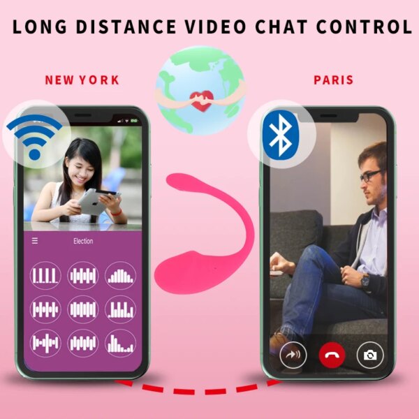 APP Remote Control Vibrator Bluetooth wearable toy for women