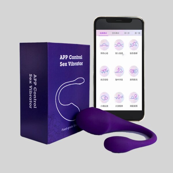 APP Remote Control Vibrator Bluetooth wearable toy for women