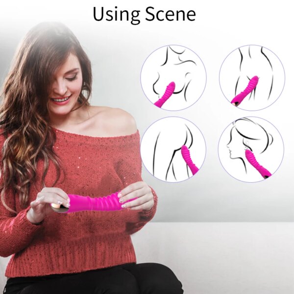 Silicone G Spot Vibrator for Women – waterproof, 20-speed clitoris massager