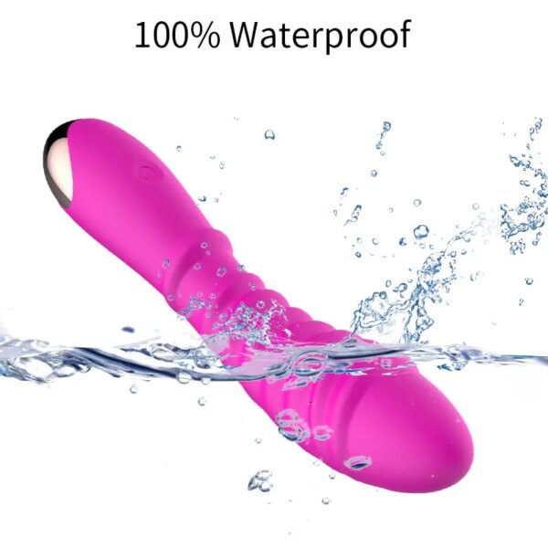 Silicone G Spot Vibrator for Women – waterproof, 20-speed clitoris massager
