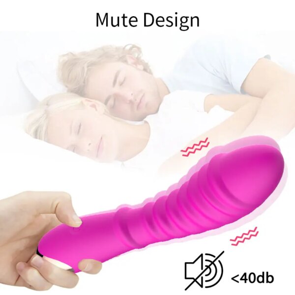 Silicone G Spot Vibrator for Women – waterproof, 20-speed clitoris massager