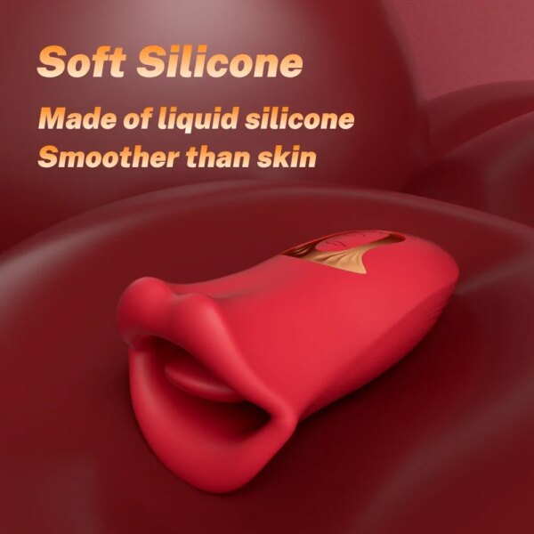 G Spot & clit vibrator stimulator sex toys for women, ergonomic design, tongue licking and sucking functions