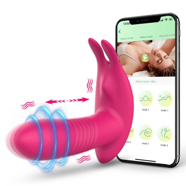 Penetration Vagina Vibrator Female Clitoris Stimulator wearable panty vibrator for women