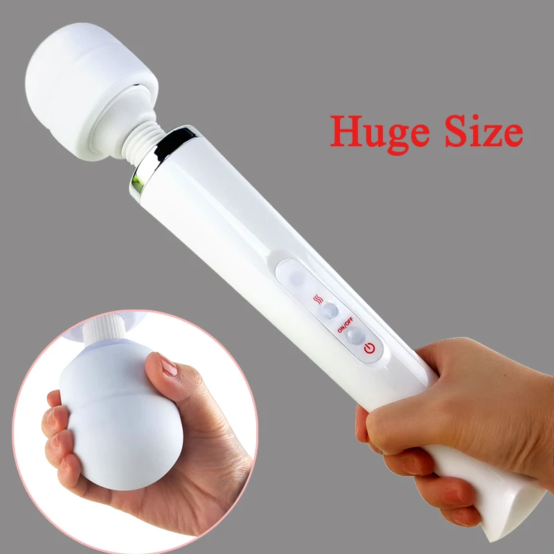 Powerful Magic Wand Vibrator for Women – G Spot and Clitoral Massager in soft silicone