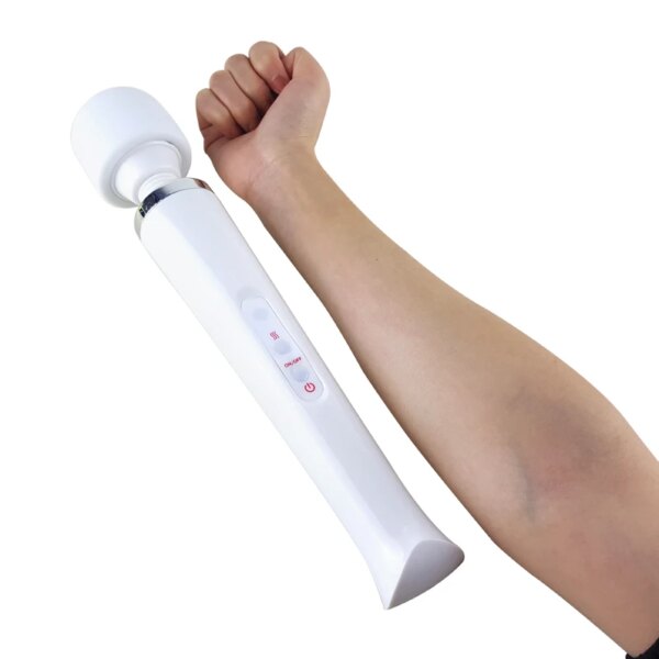 Powerful Magic Wand Vibrator for Women – G Spot and Clitoral Massager in soft silicone