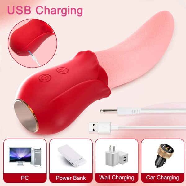 Vibrator Tongue Licking Clitoris Stimulator for Women – discreet wellness and intimacy device