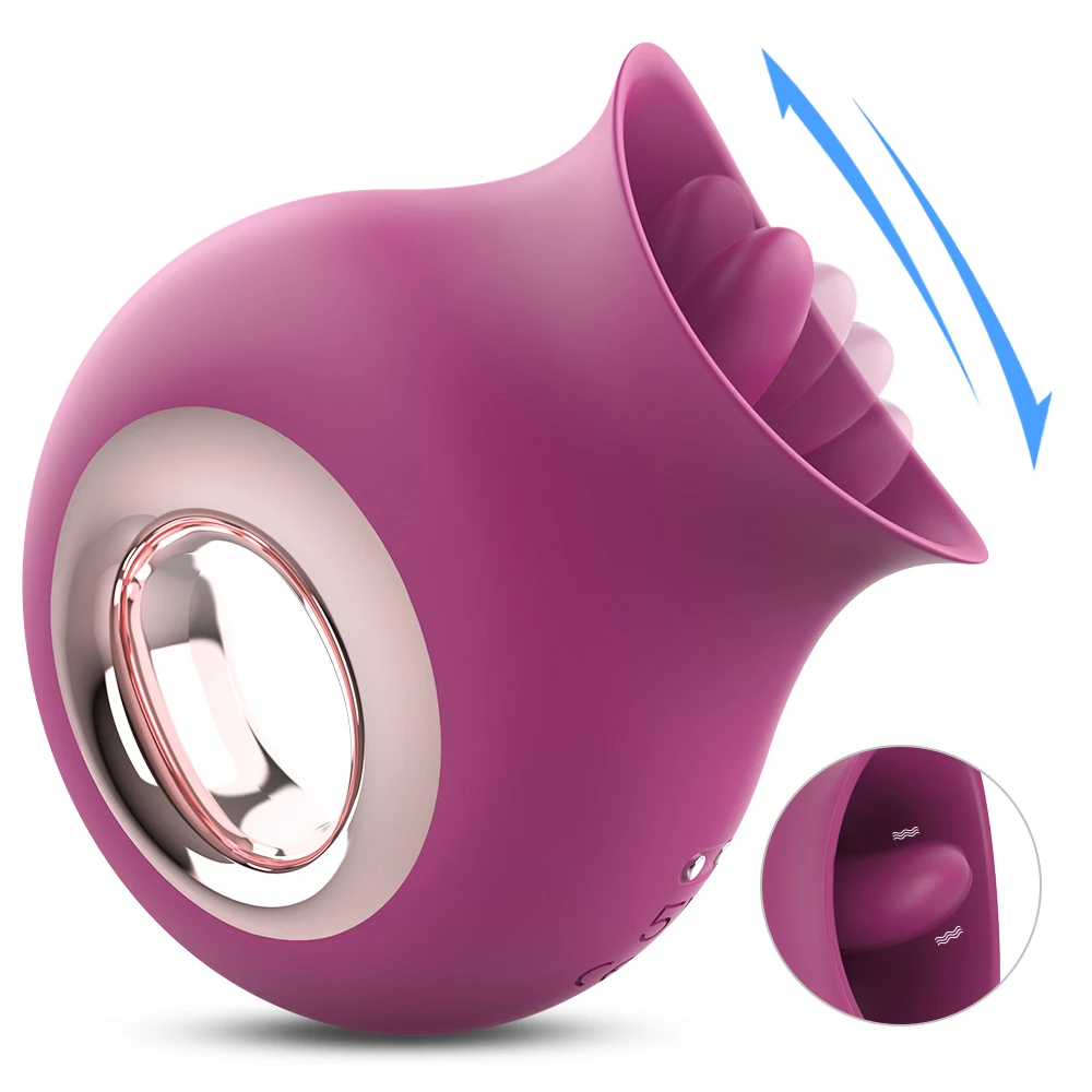 9-Mode Tongue Licking Nipple & Vagina Massager for women – self-care wellness toy