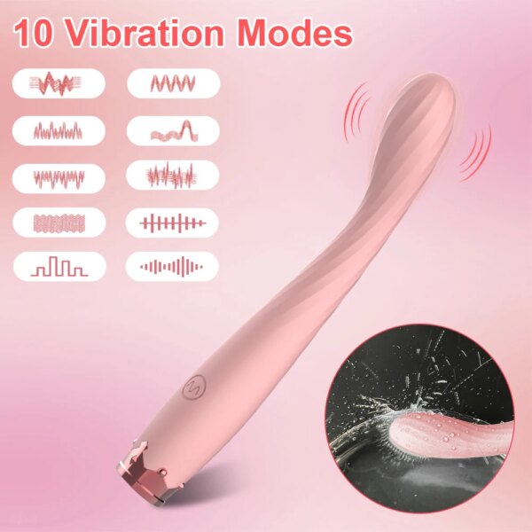 8 Seconds G-Spot Vibrator – Finger-Shaped Clitoris and Nipple Stimulator for Women