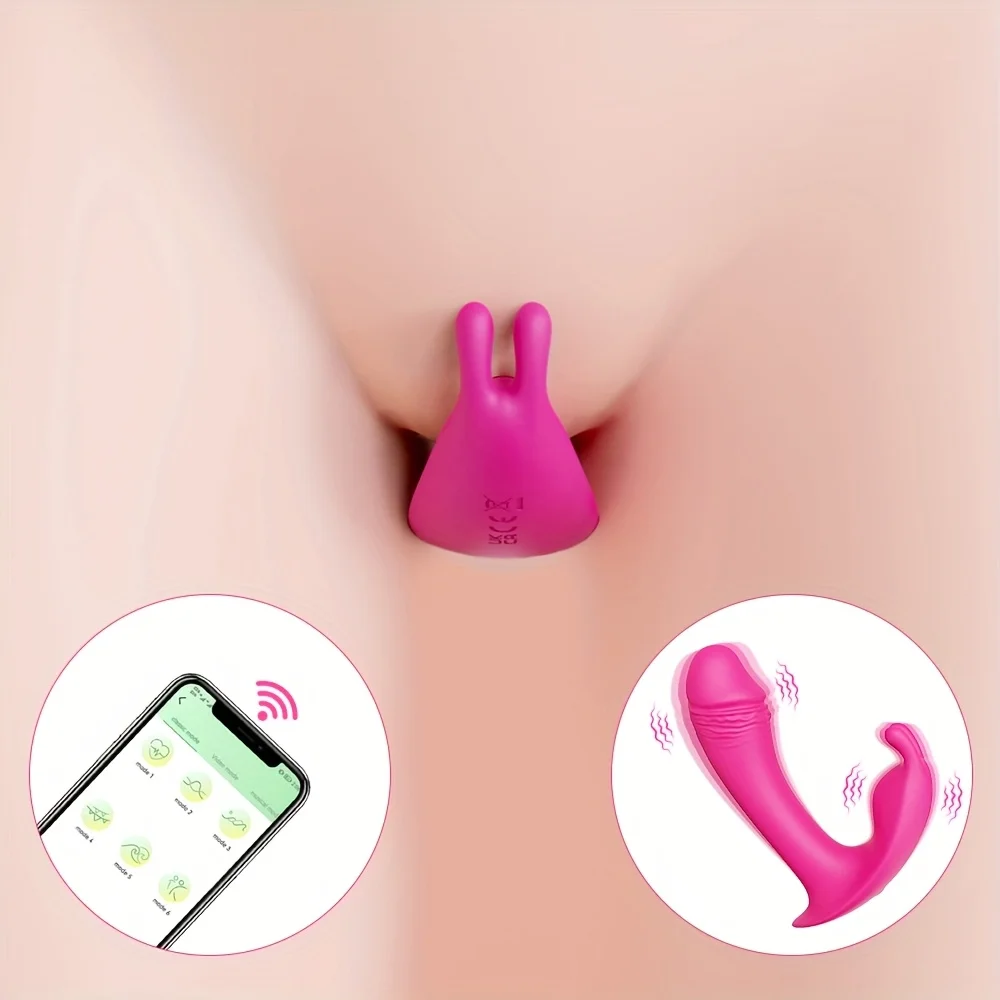 Wearable Dildo Vibrator APP Control for Women – discreet clitoris and G-spot stimulator for intimacy and wellness