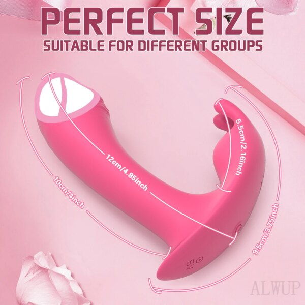 Wearable Dildo Vibrator APP Control for Women – discreet clitoris and G-spot stimulator for intimacy and wellness