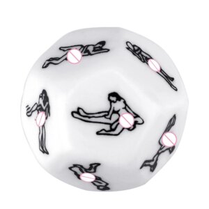 12-Sided Adult Sex Dice – Erotic Love Posture Game for Couples