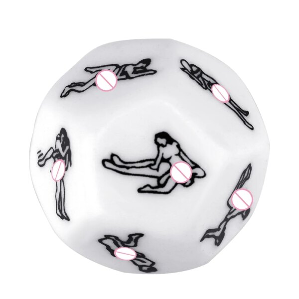 12-Sided Adult Sex Dice – Erotic Love Posture Game for Couples