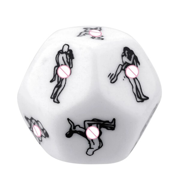 12-Sided Adult Sex Dice – Erotic Love Posture Game for Couples