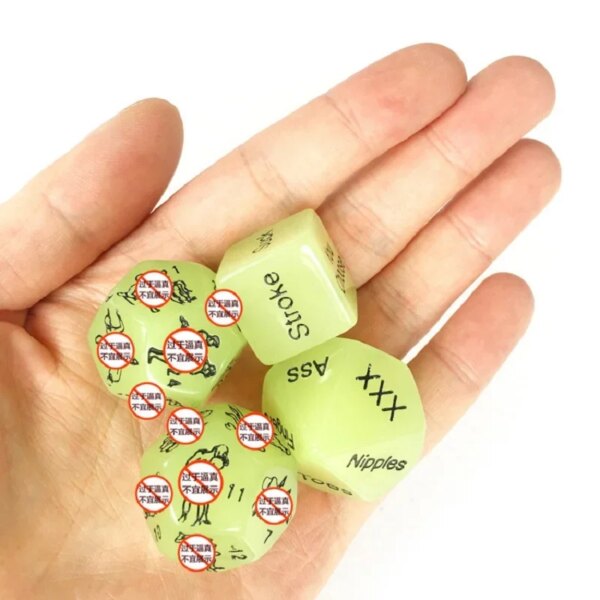 4 Pcs Sex Dice Adult Game Set – Couples Sexy Game Cubes