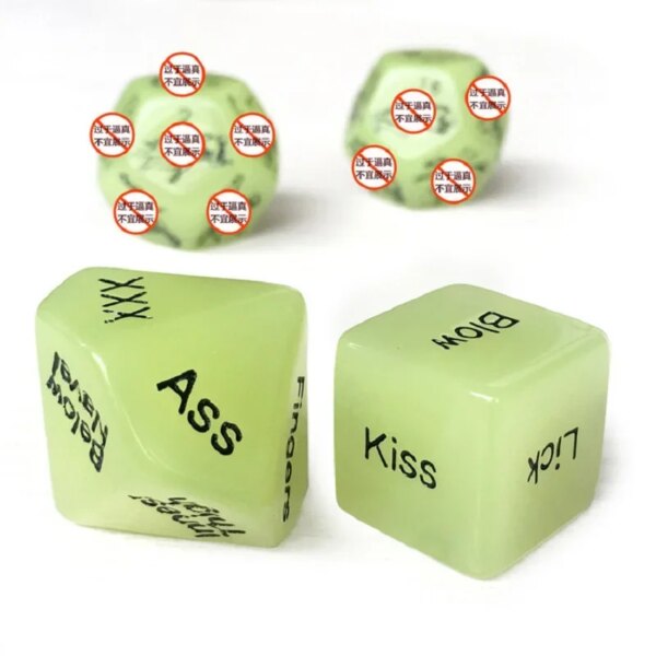 4 Pcs Sex Dice Adult Game Set – Couples Sexy Game Cubes