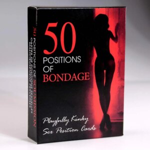 Bondage Card Game – 50 Positions for Couples – 9×6 cm illustrated cards