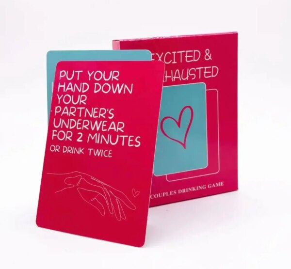 Drinking Series Drunk Card Couple Card for fun date night and relationship enhancement