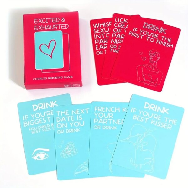 Drinking Series Drunk Card Couple Card for fun date night and relationship enhancement