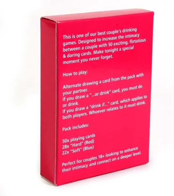 Drinking Series Drunk Card Couple Card for fun date night and relationship enhancement