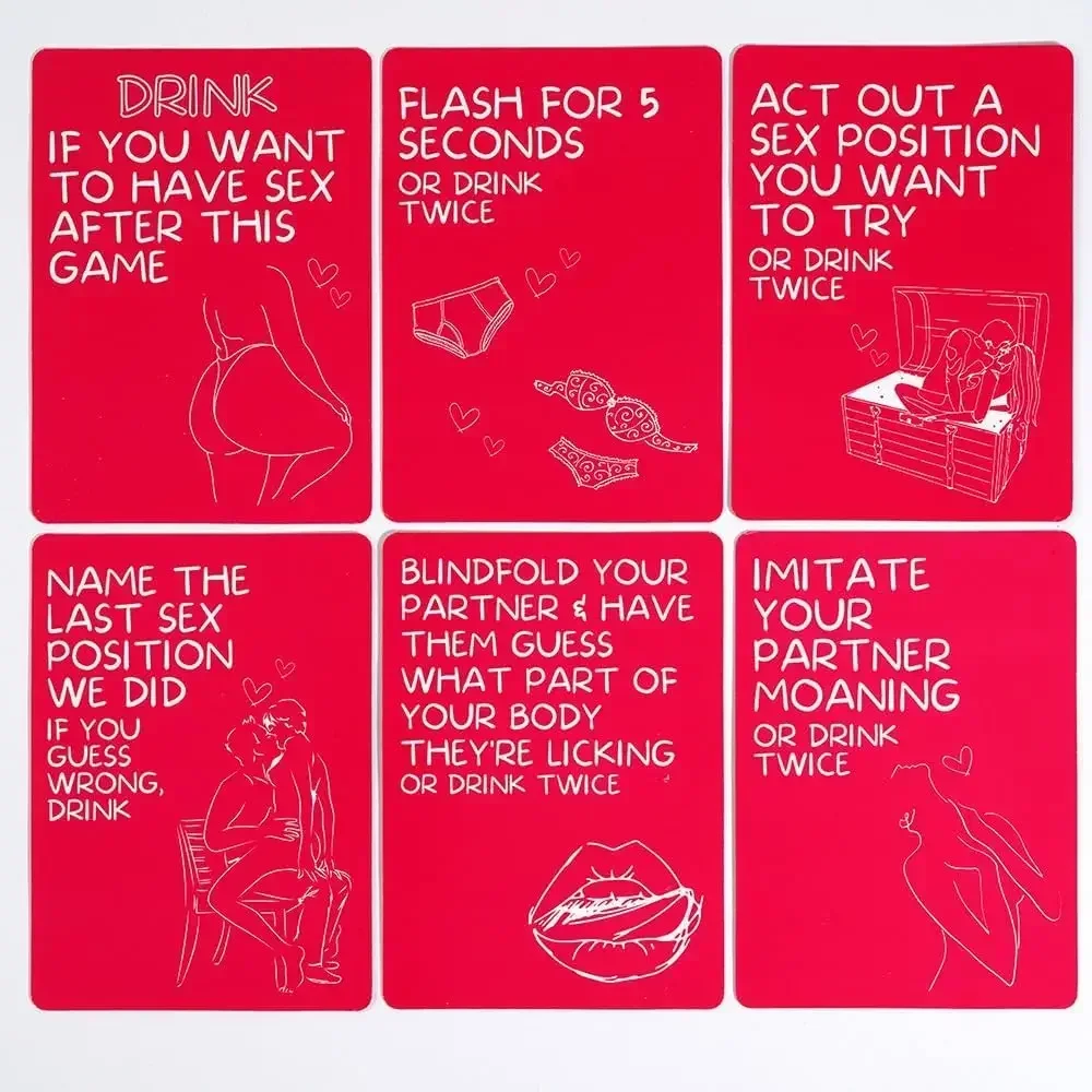 Drinking Series Drunk Card Couple Card for fun date night and relationship enhancement