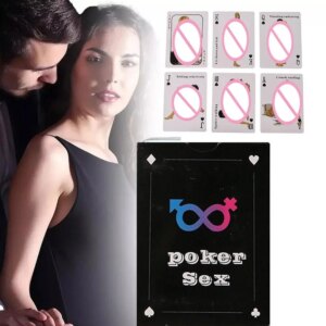 English Intimate Posture Poker Cards for couples – fun bedroom game for intimacy and playful interaction