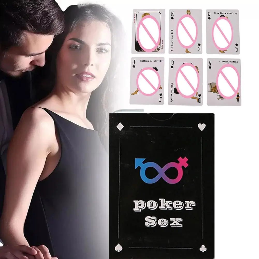 English Intimate Posture Poker Cards for couples – fun bedroom game for intimacy and playful interaction