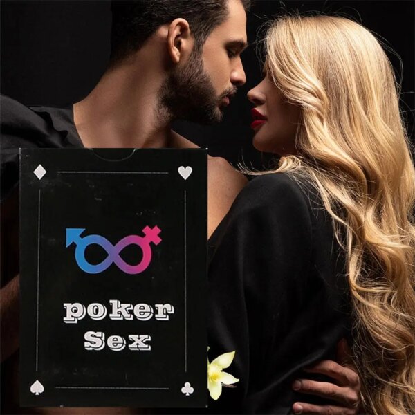 English Intimate Posture Poker Cards for couples – fun bedroom game for intimacy and playful interaction