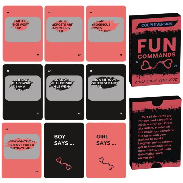 Couple Conversation Cards 46 Pieces – portable deck for dating, birthdays, weddings, and intimate fun