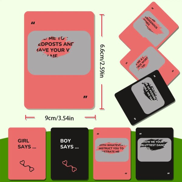 Couple Conversation Cards 46 Pieces – portable deck for dating, birthdays, weddings, and intimate fun